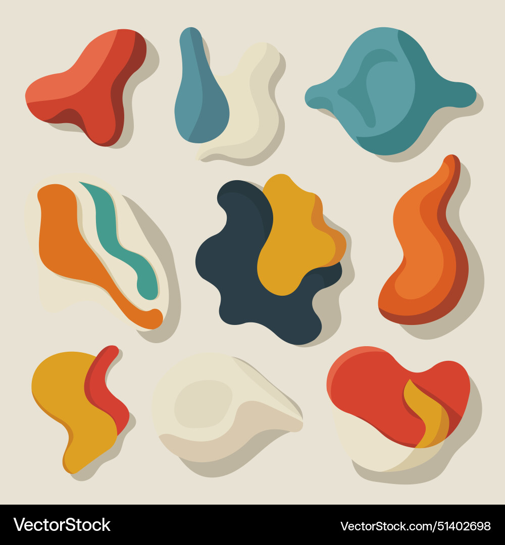 Simple shape assets to use for graphic design 072 vector image