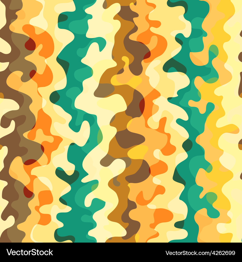 Abstract curved lines seamless pattern vector image