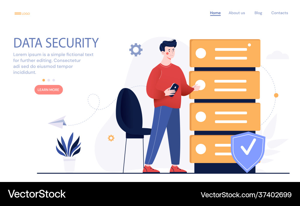 Data storage and analysis services in database Data storage and analysis services in database vector image