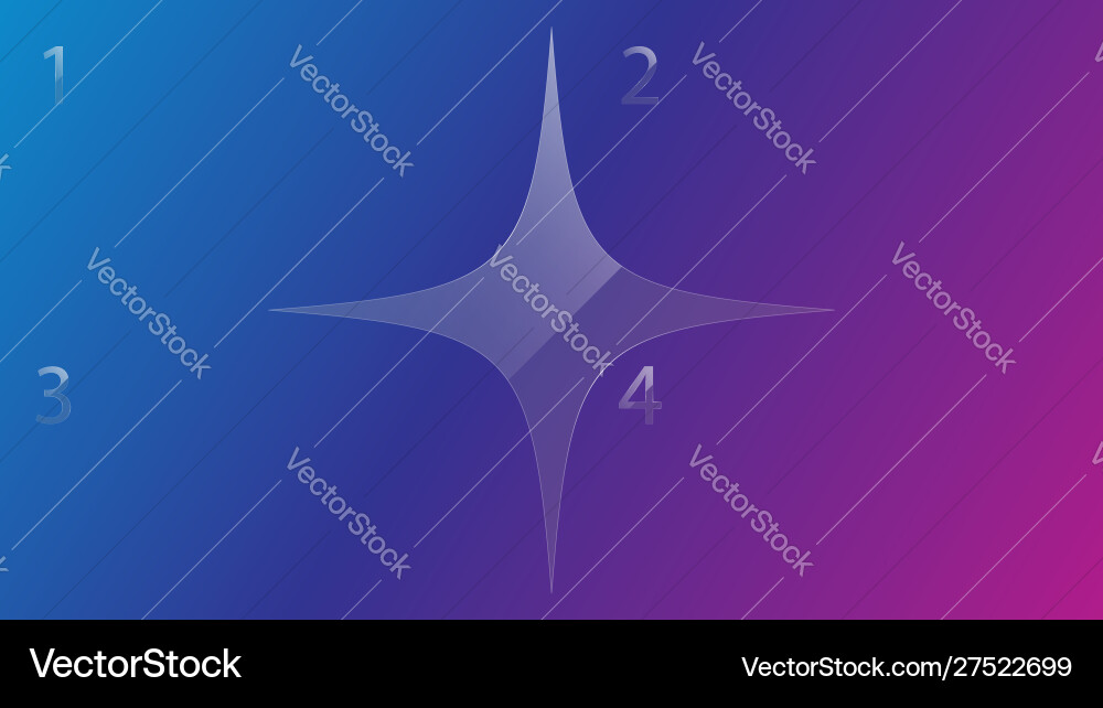 Four empty fields for structuring information Four empty fields for structuring information vector image