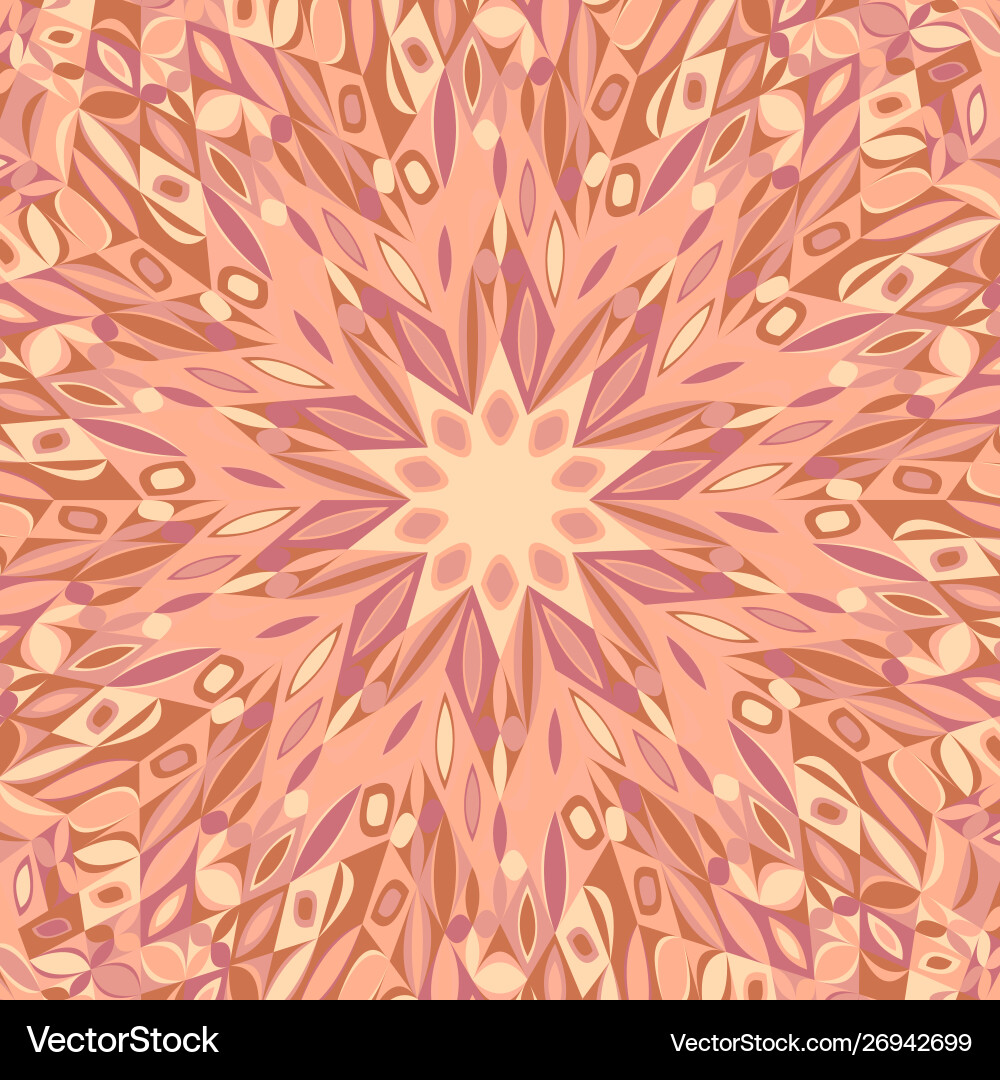 Geometrical colorful circular tiled pattern vector image