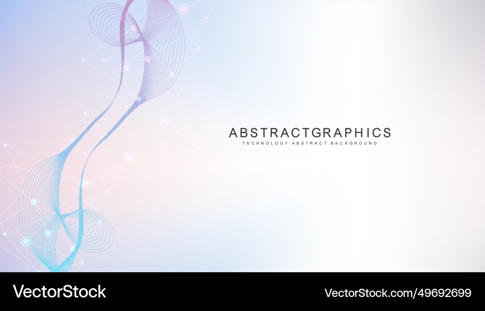 Modern abstract molecules structure for science Modern abstract molecules structure for science vector image