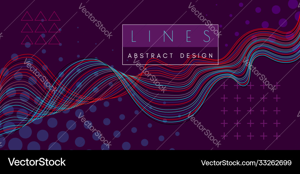 Technology style horizontal background abstract vector image