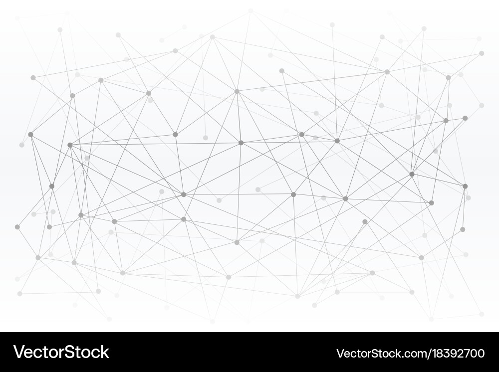 Blockchain Network Abstract Vector Image