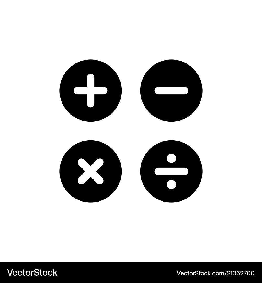 Calculation icon in flat style calculator symbol Calculation icon in flat style calculator symbol vector image