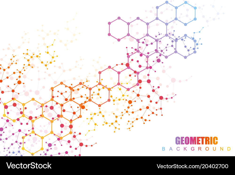 Geometric abstract background with connected line Geometric abstract background with connected line vector image