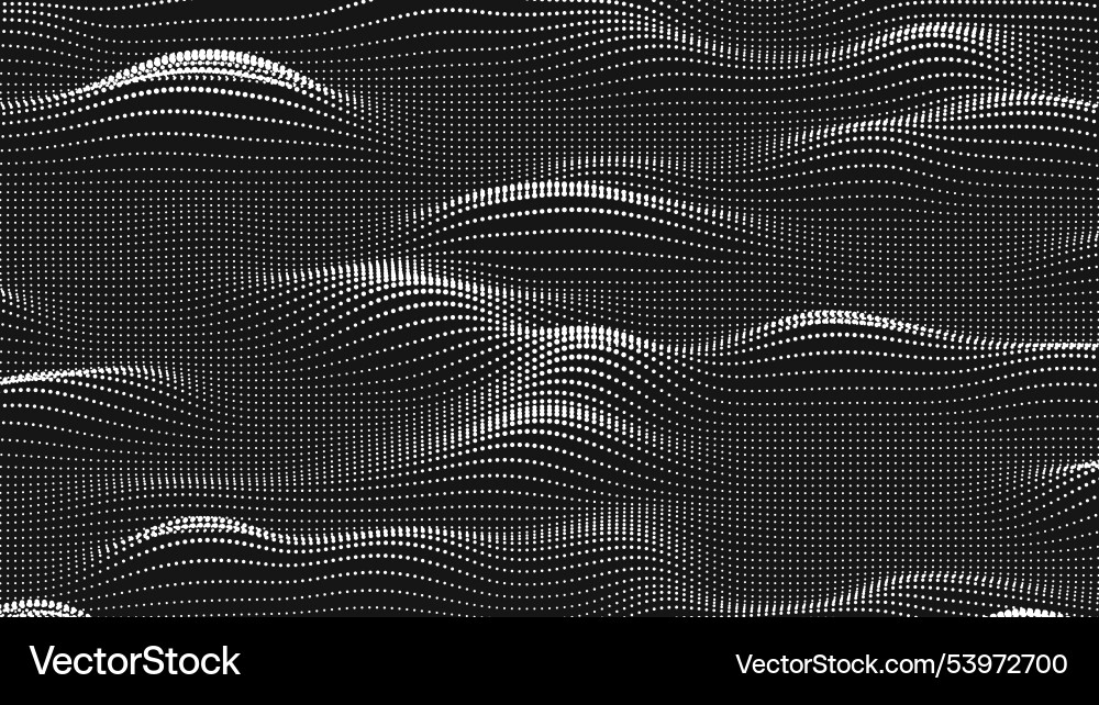 Point wave noise texture abstract dot background vector image