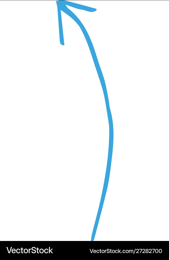 Red and simple thin arrow variation Vector Image