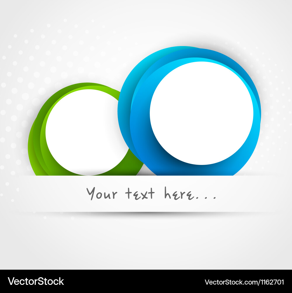 Abstract background with circles vector image