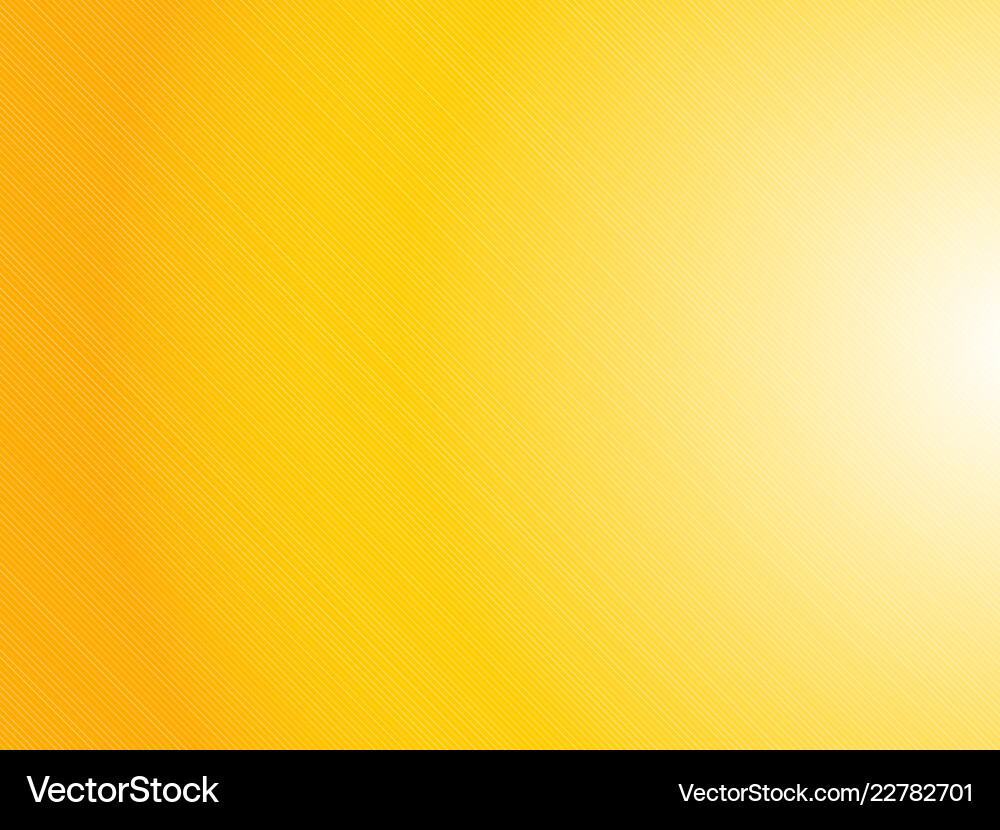 Abstract Yellow Hatching Background Vector Image