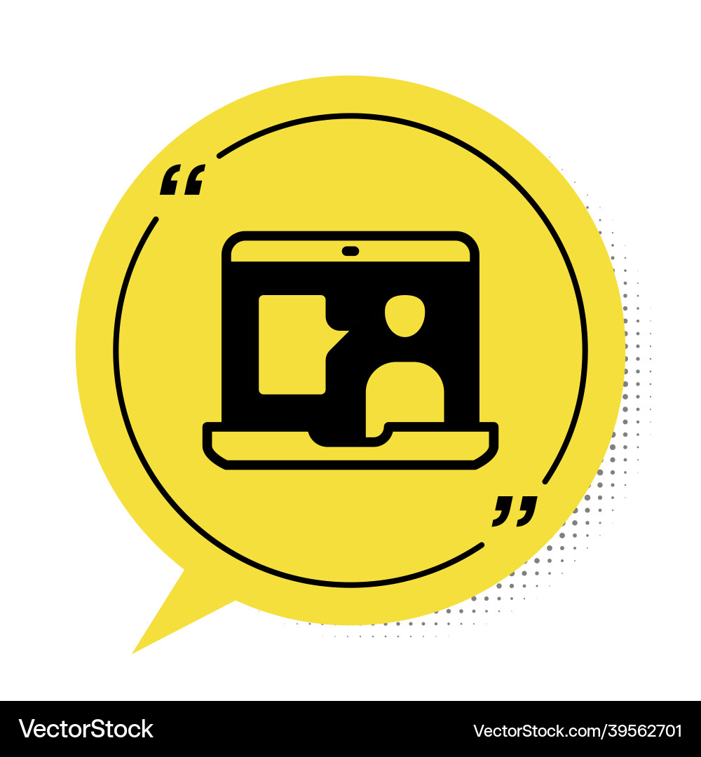 Black e-learning of different foreign languages Vector Image