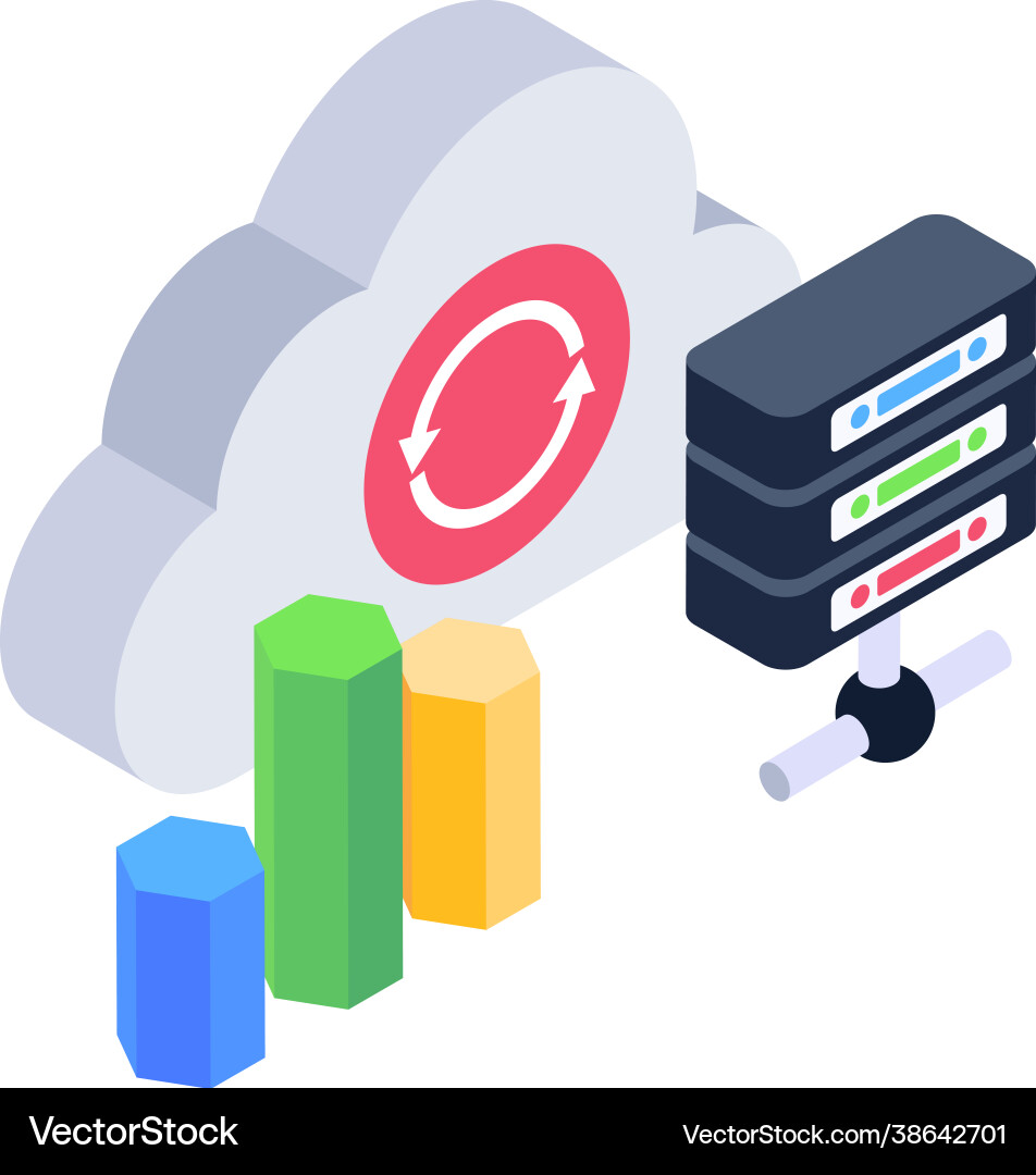 Cloud synchronization vector image