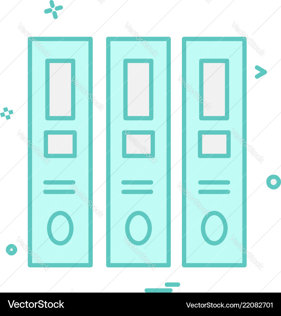 Files icon design Files icon design vector image