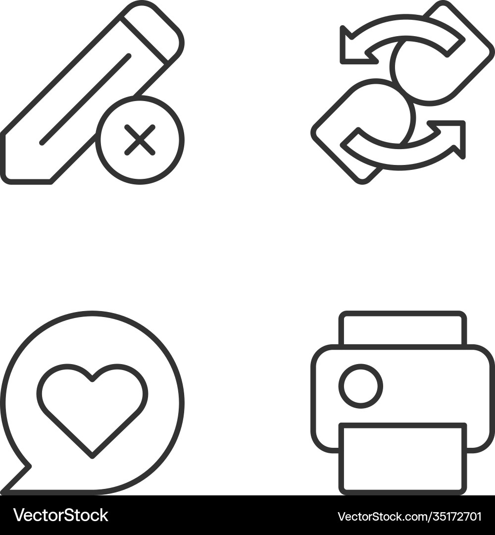 Interface creation process pixel perfect linear Vector Image