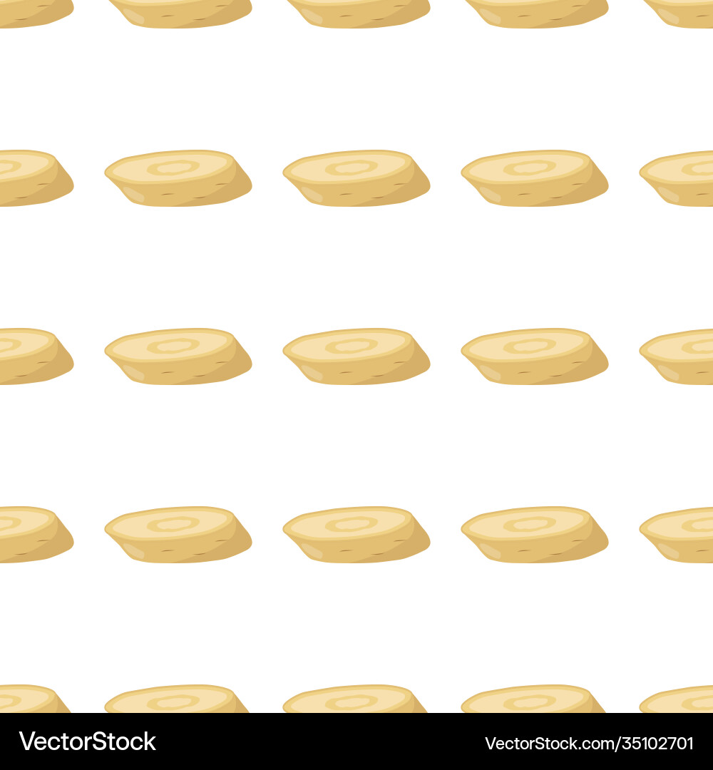 On theme pattern plant parsnip Vector Image