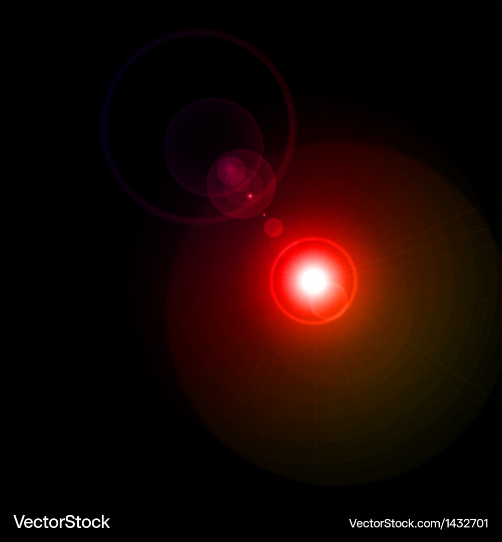 Red color design with a burst vector image