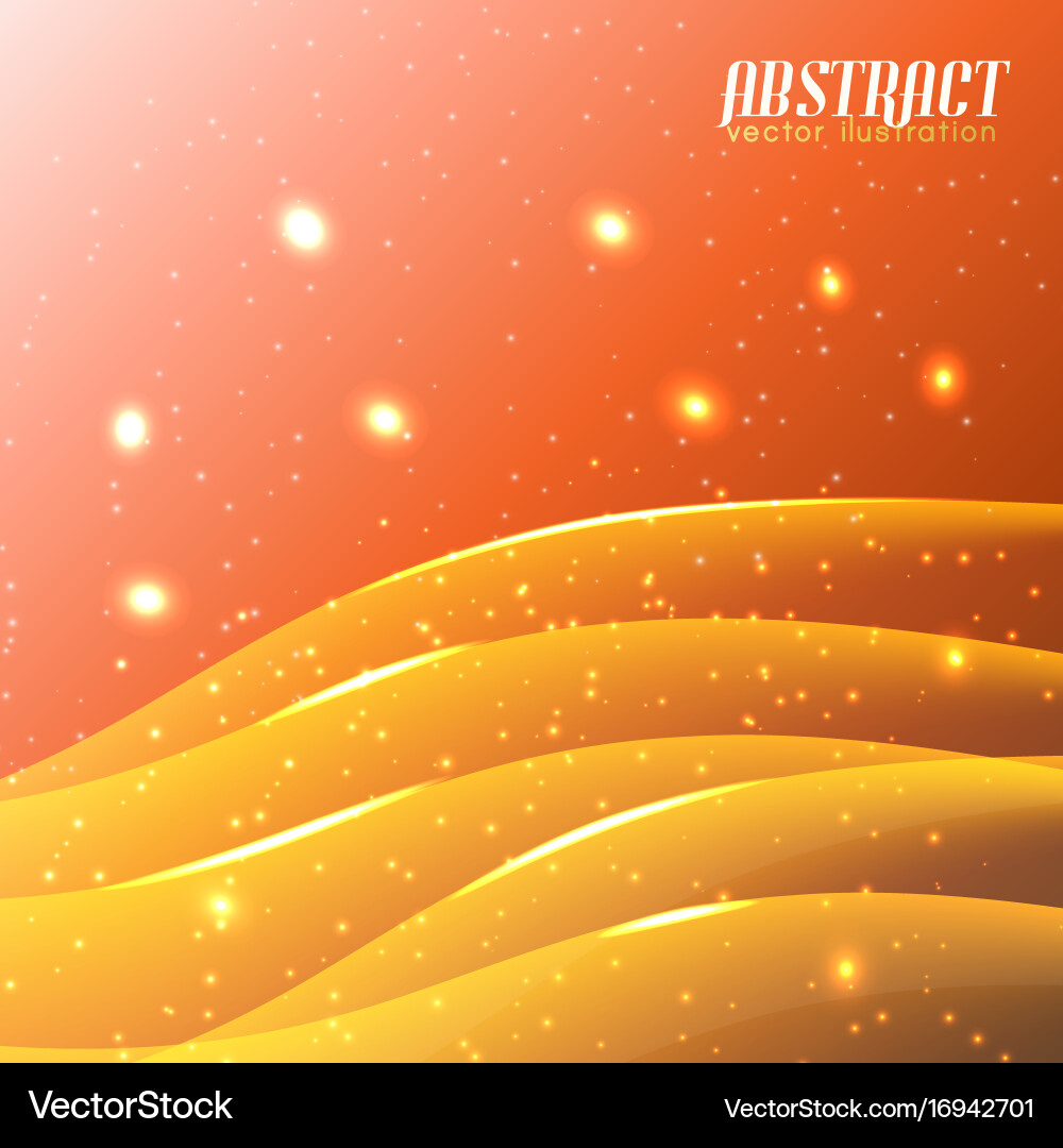 Shiny wavy abstract background Royalty Free Vector Image