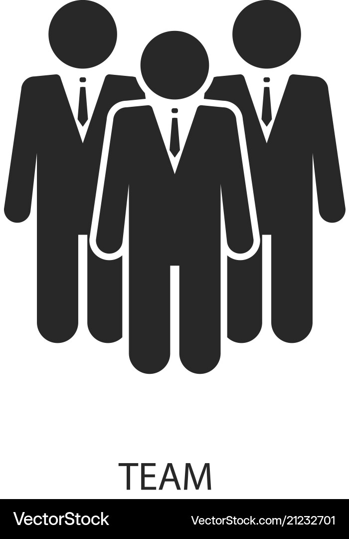 Team icon line style design ui Team icon line style design ui vector image