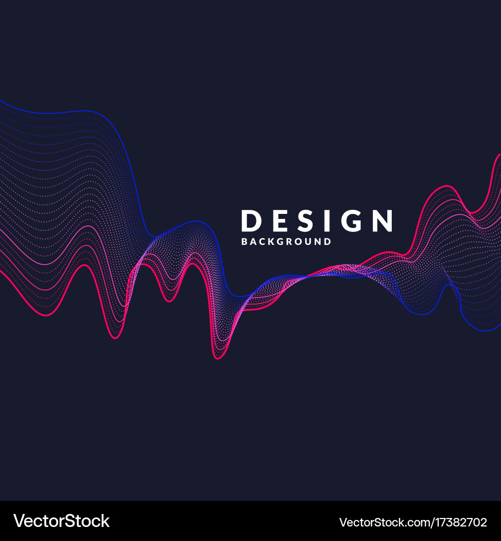 Abstract background with a colored dynamic Vector Image
