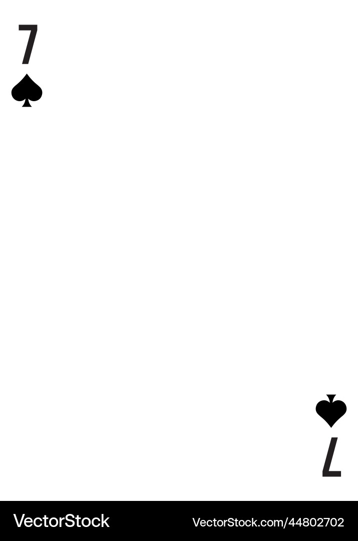 Custom of playing card template for any design Vector Image