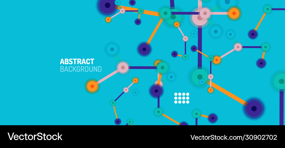 Geometric Network Abstract Background vector image