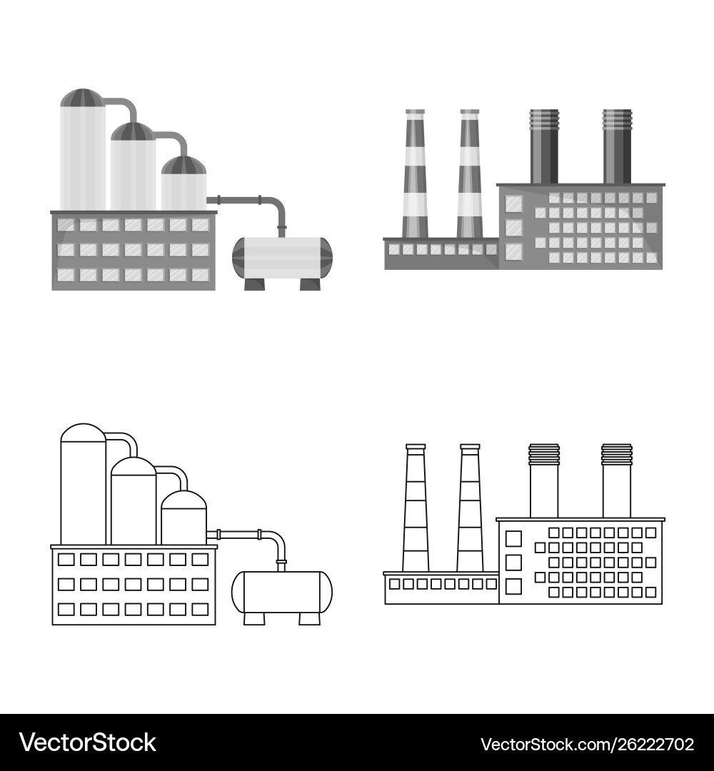 Isolated object production and structure sign Isolated object production and structure sign Vector Image