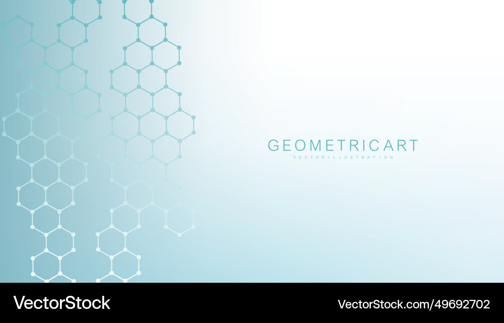 Modern science background with lines dots Modern science background with lines dots vector image