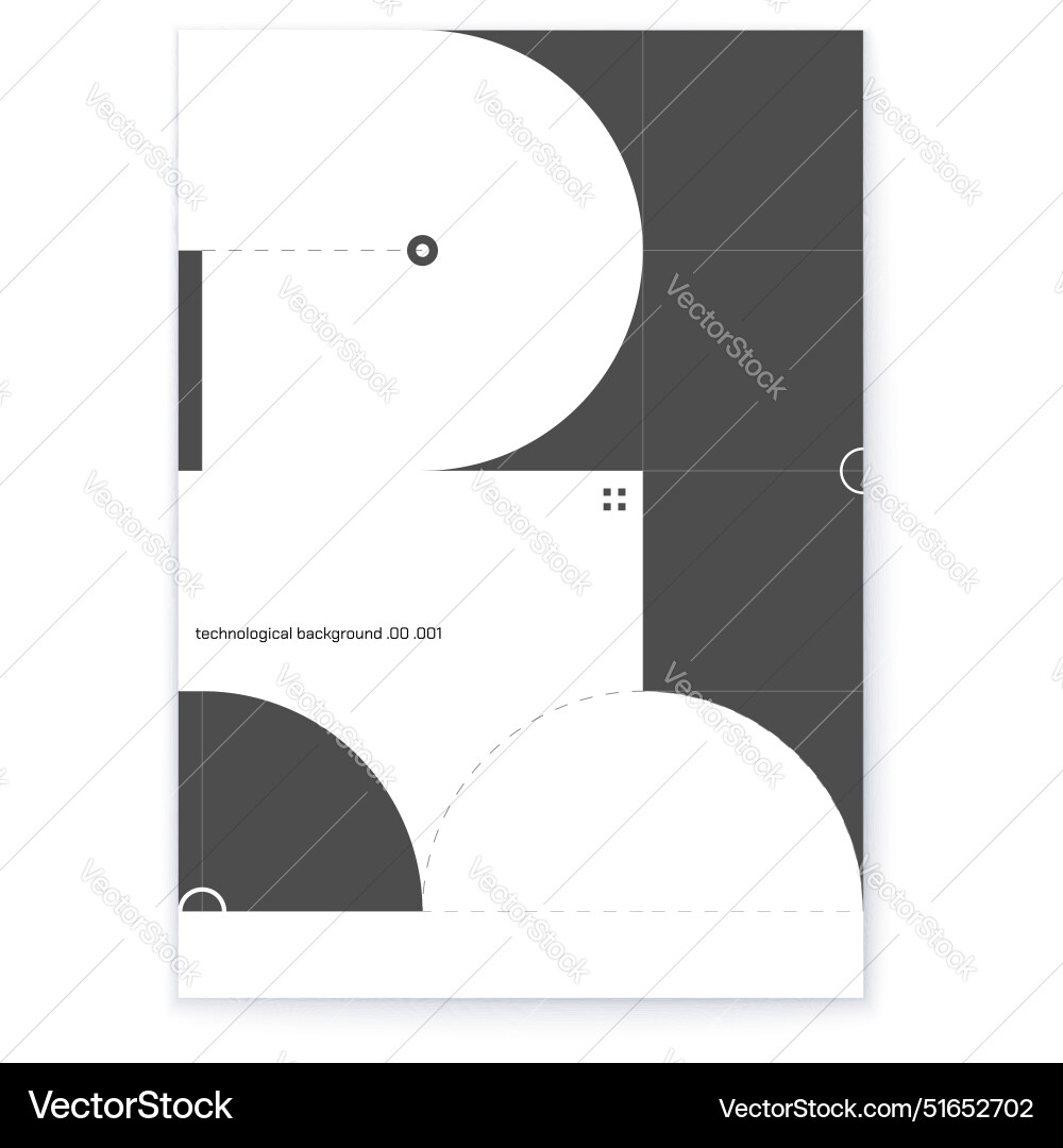 Monochromatic geometric shapes data matrix tech Monochromatic geometric shapes data matrix tech Vector Image