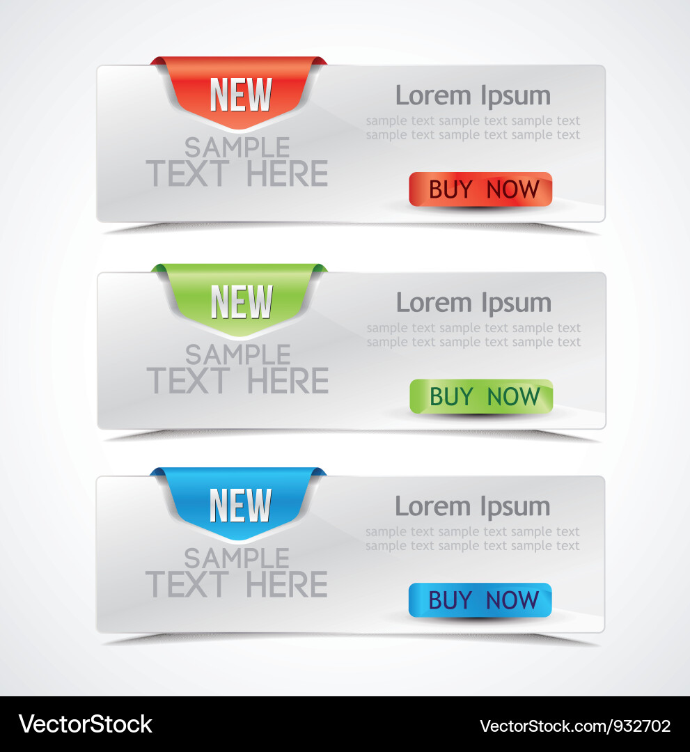 Product Banner with Text Space vector image