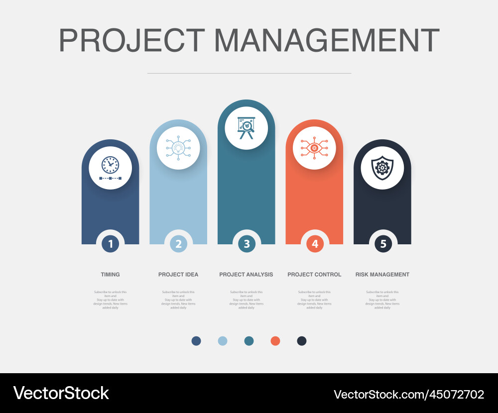 Project Timeline & Analysis Toolkit vector image