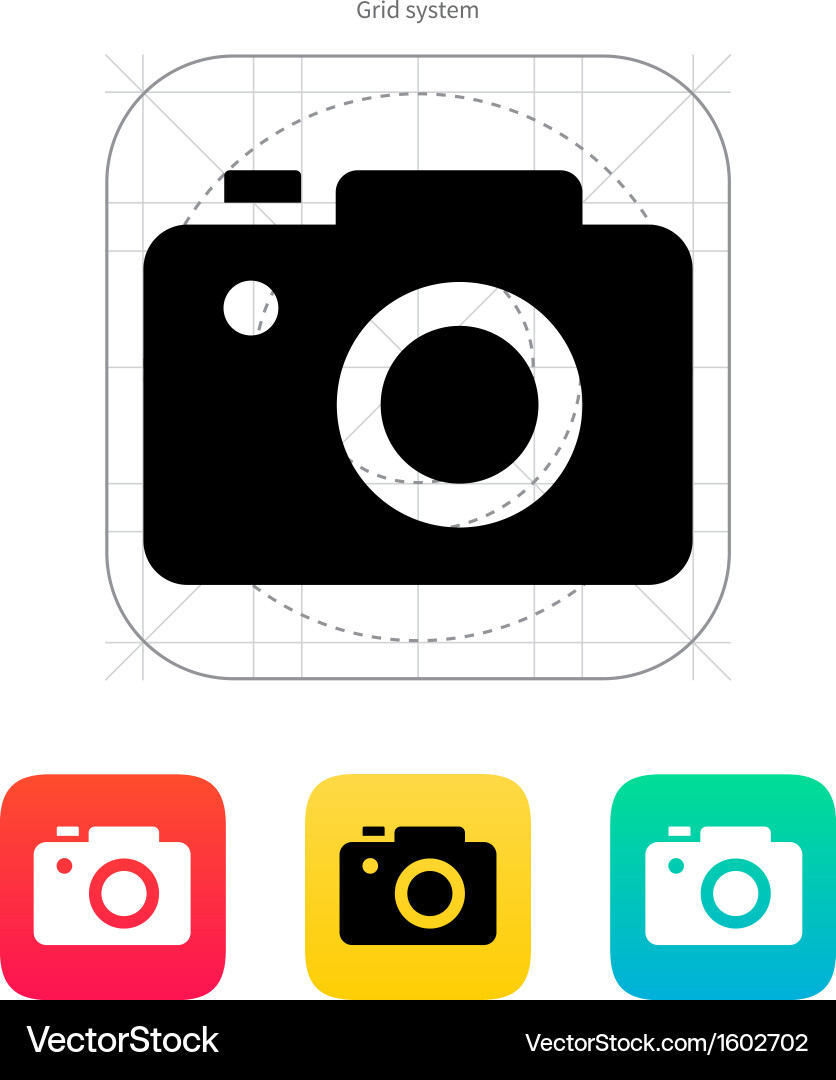 Slr camera icon Royalty Free Vector Image - VectorStock