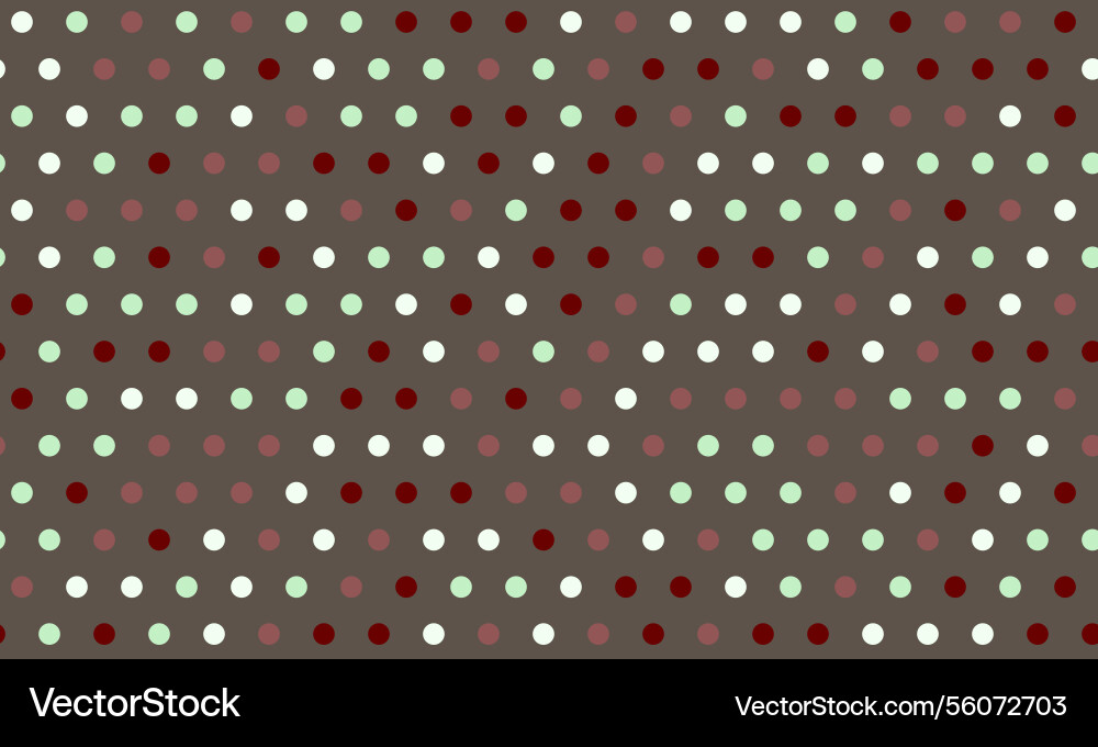 Abstract seamless pattern of colorful polka dots Vector Image