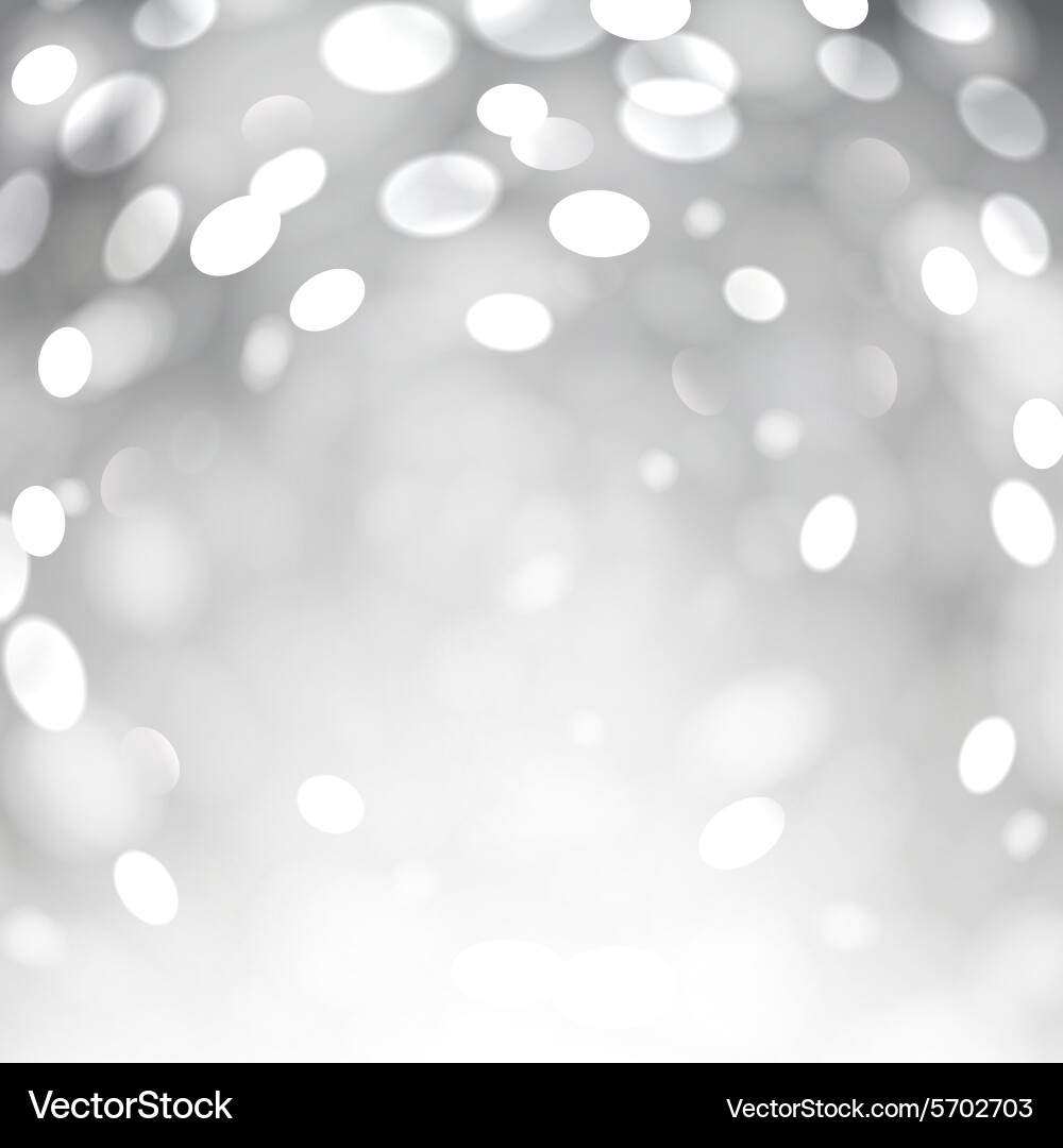 Bokeh light background with white copyspace vector image