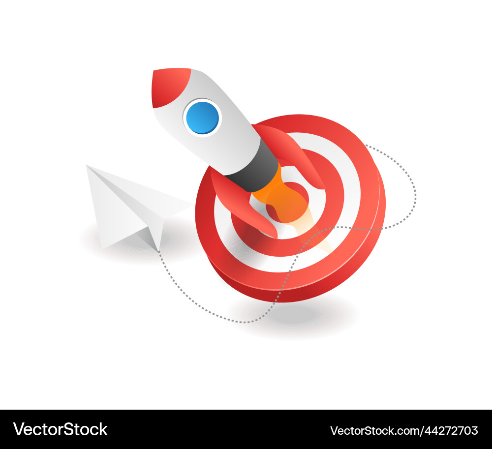 Concept isometric battery warning in caseflat Concept isometric battery warning in caseflat vector image