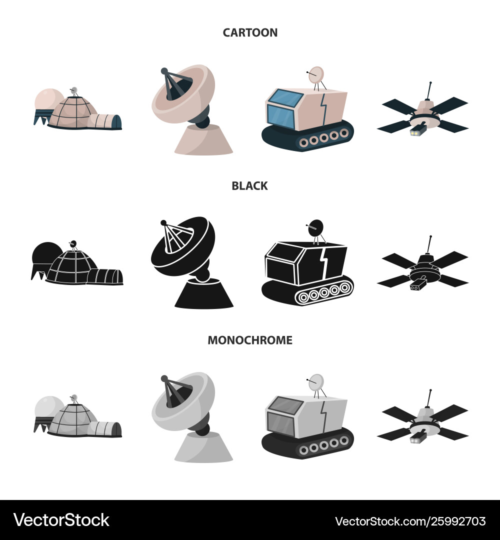 Isolated object astronomy and technology symbol Isolated object astronomy and technology symbol Vector Image