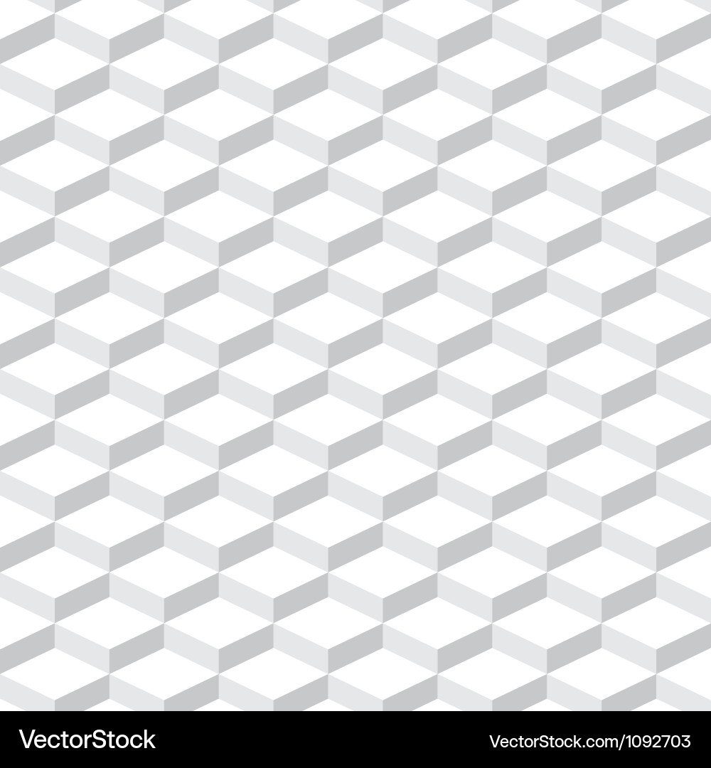 Modern Cube Seamless Pattern Vector Image