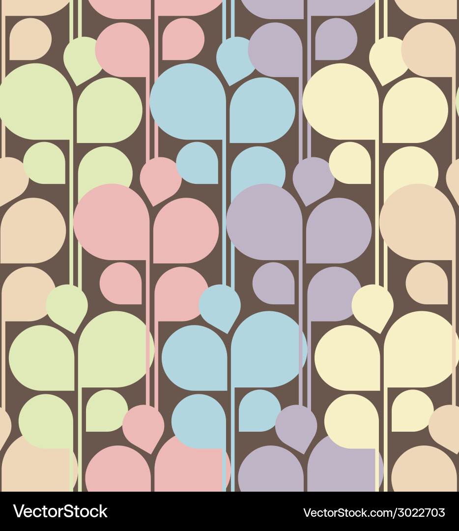 Retro Seamless Abstract Pattern vector image