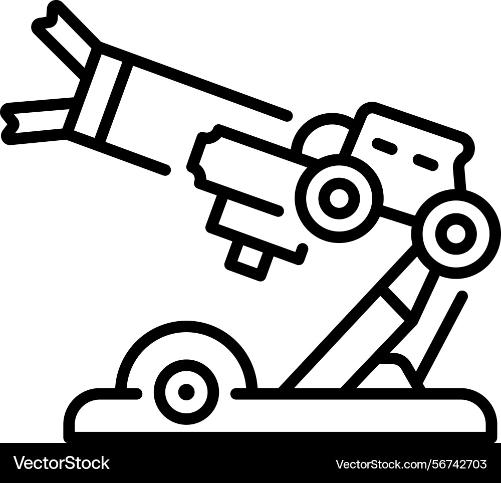 Robot machine Vector Image