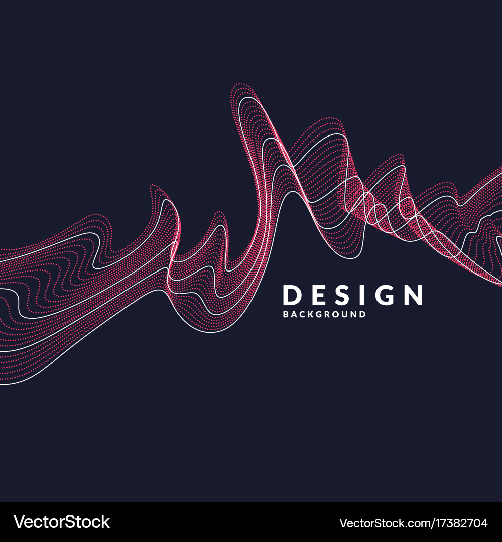 Abstract background with a colored dynamic Vector Image