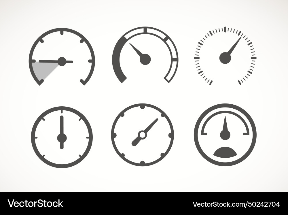 Different measure circle clockwise Different measure circle clockwise Vector Image