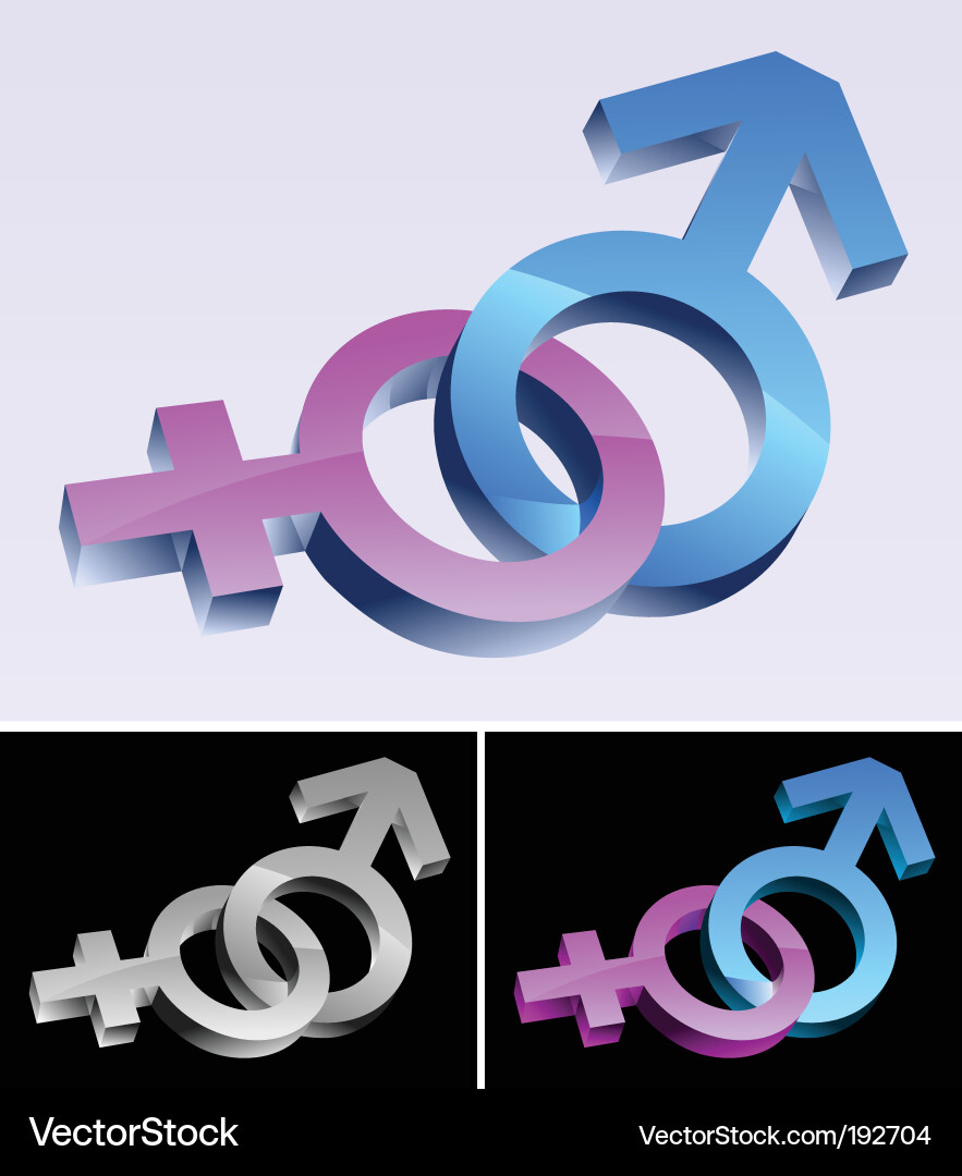 Interlocking Arrows - Union Symbol Vector Image