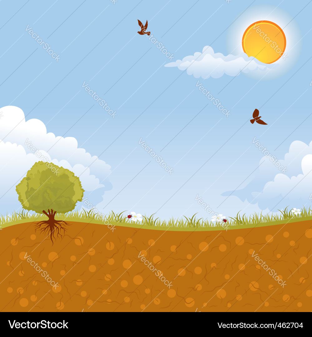 Spring background Vector Image