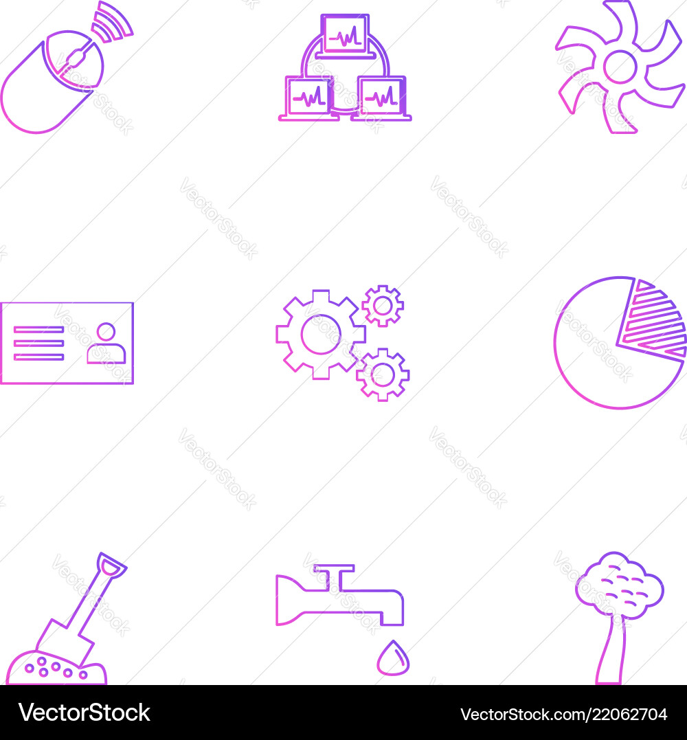 Wifi internet connectivity pie chart network Vector Image