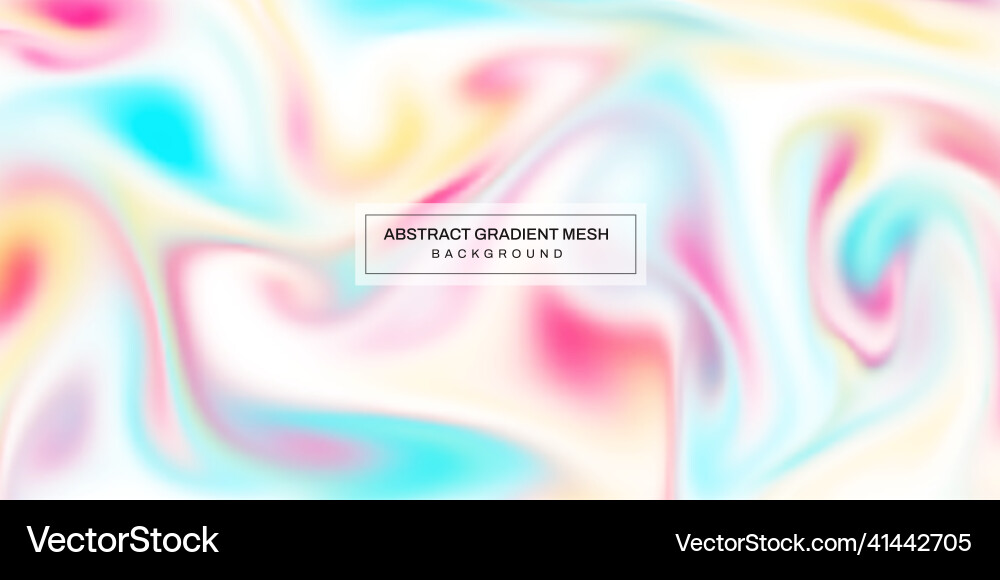 Abstract blurred gradient mesh background Vector Image