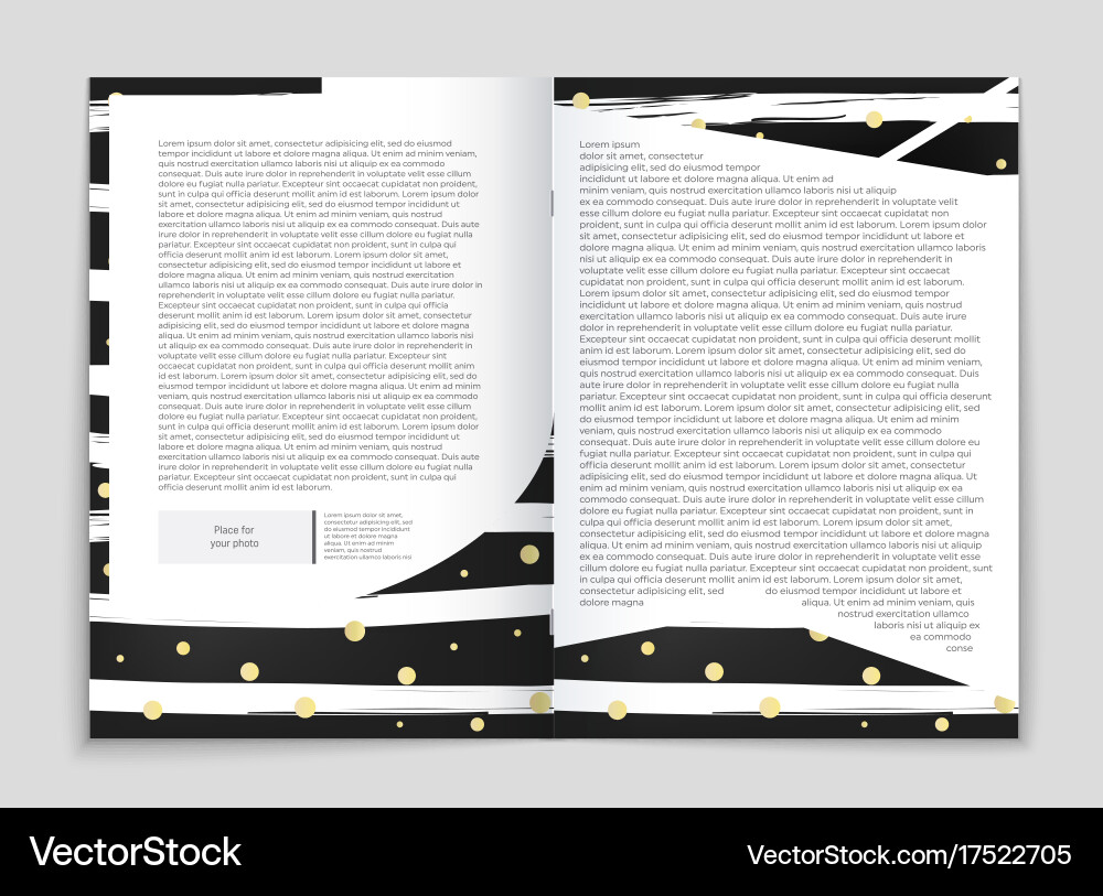 Abstract layout background set for art Vector Image
