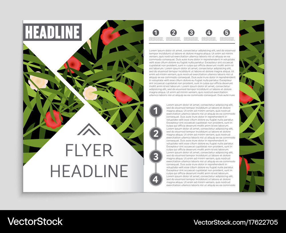 Abstract layout background set for art Vector Image