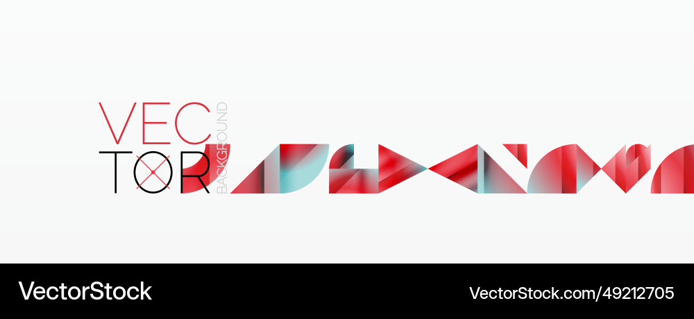 Assorted geometric shapes unite in a minimalistic Assorted geometric shapes unite in a minimalistic vector image
