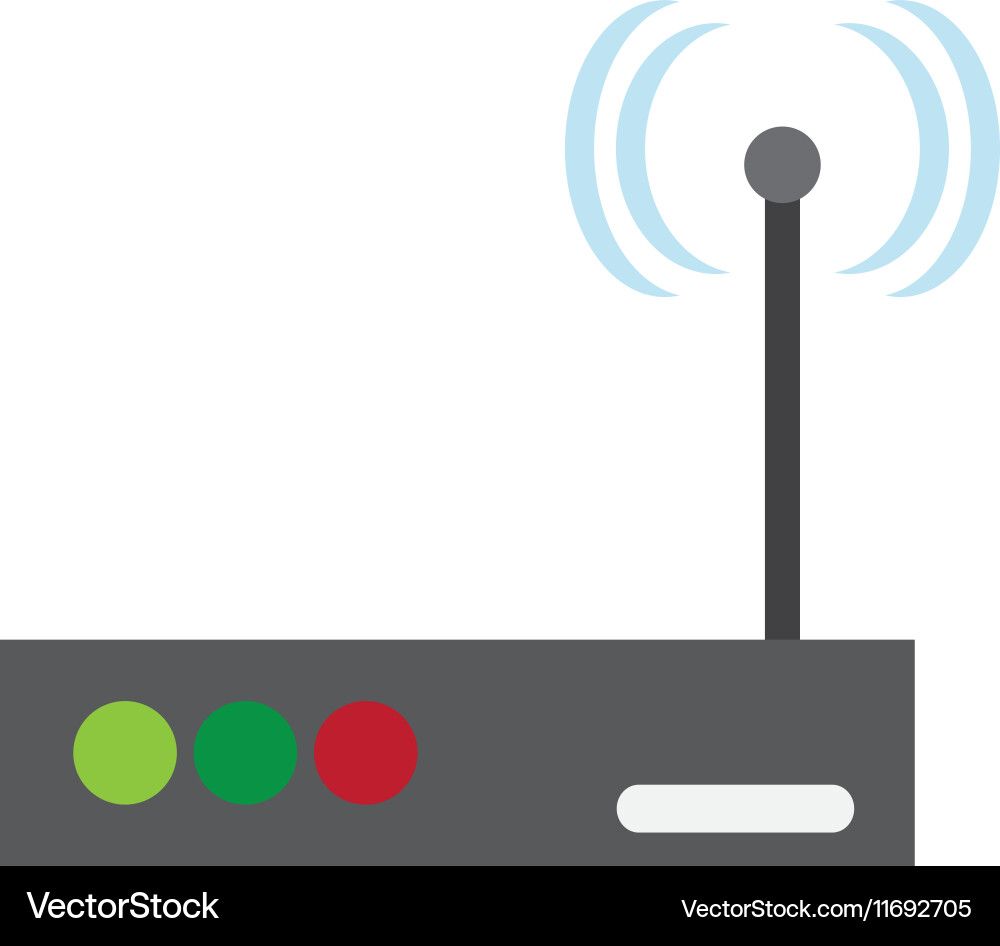 Isolated wifi and internet design vector image