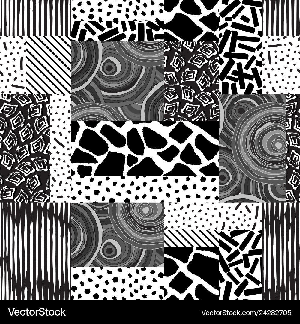 Patchwork seamless texture Patchwork seamless texture vector image