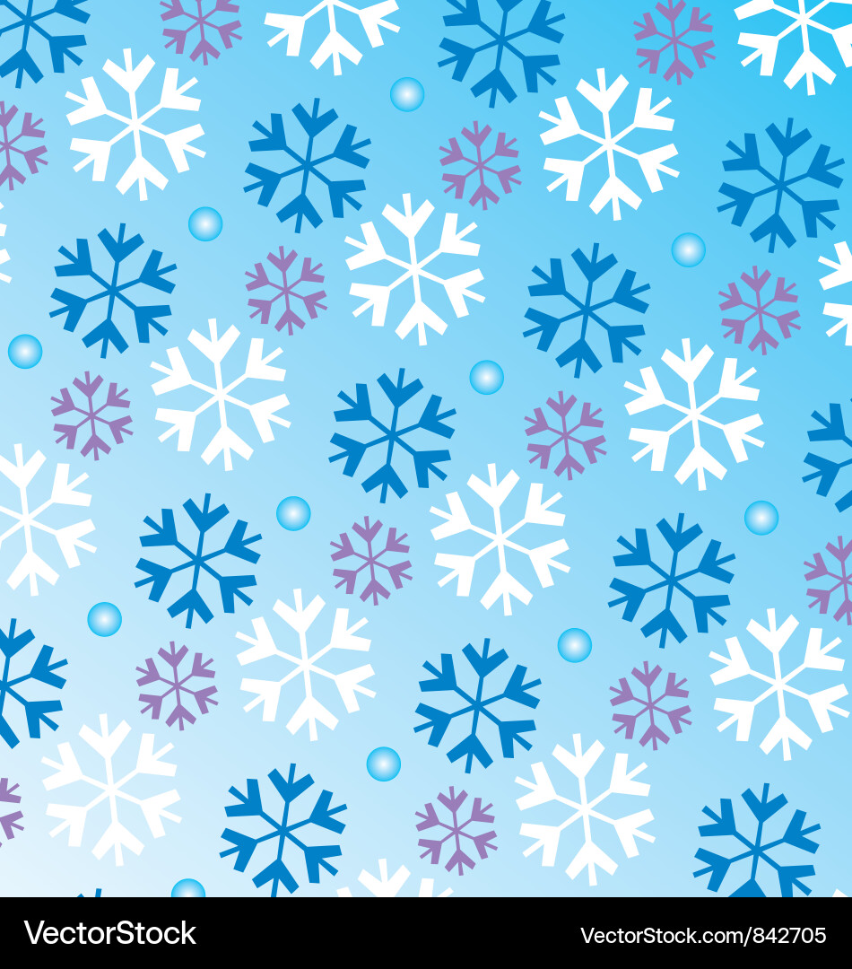 Snowflake pattern Vector Image